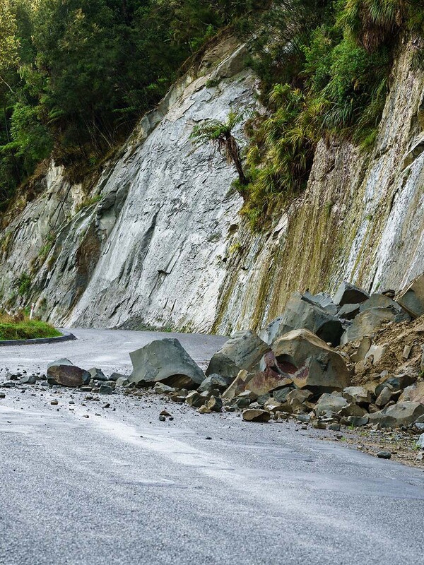 Floods, landslips, cyclones and locusts